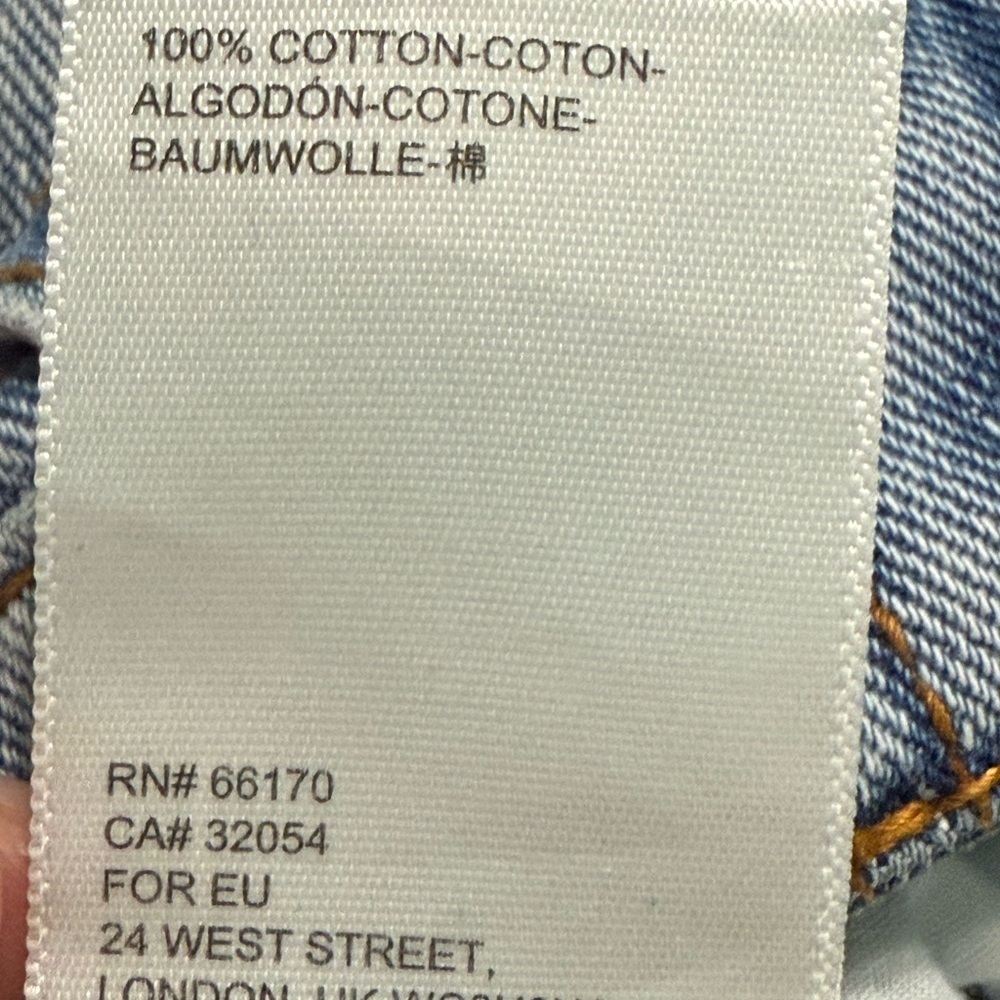 BDG Urban Outfitter Womens Jeans Blue Denim Jogger Cargo Sz 26 100% Cotton - Picture 3 of 6